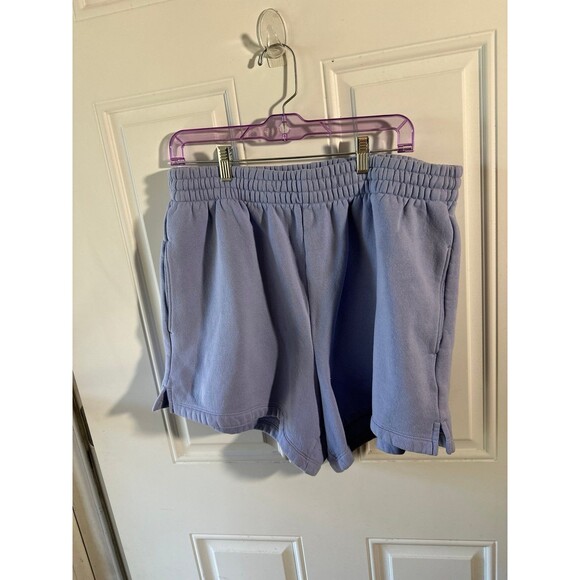 Abercrombie and Fitch Purple Sweat Shorts - Picture 1 of 5